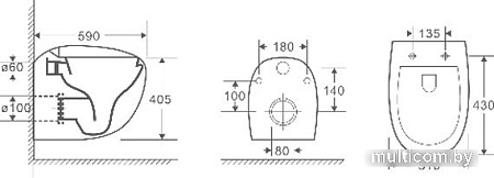Унитаз WeltWasser Jeckenbach 004 GL-WT (белый глянец)