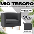 Интерьерное кресло Mio Tesoro Агата 351 (темно-серый 1173)