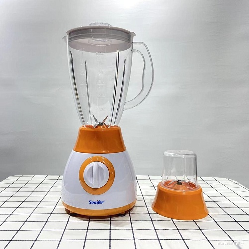 Стационарный блендер Sonifer SF-8010 (белый/желтый)