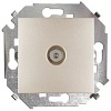Розетка телевизионная Simon 15 1591475-034 (шампань)
