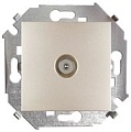 Розетка телевизионная Simon 15 1591475-034 (шампань)
