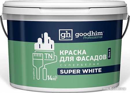 Краска Goodhim TN Cтандарт для фасадов 9366 14 кг