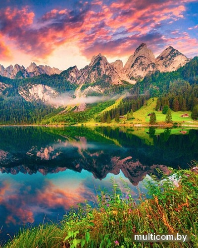 Алмазная мозаика Феникс+ Горное озеро 65590