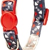 Ошейник Duvo Plus Рыбья кость 11189/blue-red (красный/синий)