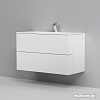 AM.PM Тумба под умывальник Spirit 2.0 100 M70AFHX1002WG (белый глянец)
