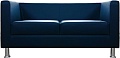 Софа Brioli Билли двухместный (экокожа, L18 синий)