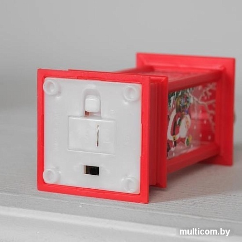 Светильник Luazon Фонарь красный Дед мороз 4843964