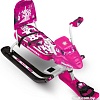 Снегокат Nika Snowpatrol СНД2 (розовый/белый каркас)