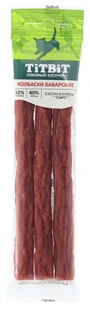 Лакомство для собак TiTBiT Колбаски Баварские Золотая коллекция 35 г