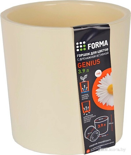 Кашпо Полимербыт Genius 4376407