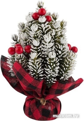 Композиция Волшебная страна Елка заснеженная в букете 007635