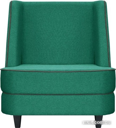 Интерьерное кресло Brioli Рико (рогожка, J16 азур/темные ножки)