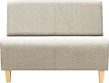 Диван Brioli РудиД двухместный (рогожка, J1 кремовый)