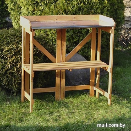 Подставка Диприз Столик складной с цинком Д.7456.2 (сосна)