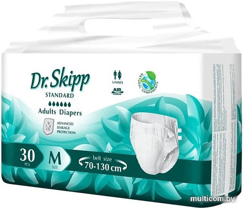 Подгузники для взрослых Dr.Skipp Standard M2 (30 шт)