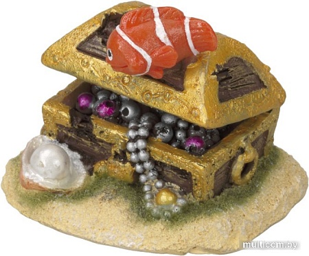 Декорация Aqua Della Рыба-клоун на сундуке 234/427026