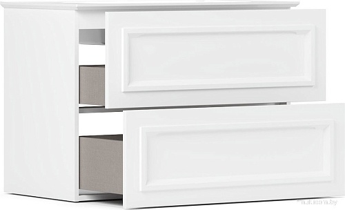 Belux Тумба под умывальник София НП 85-02 (1, белый глянцевый)