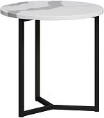 Журнальный столик LoftyHome Годмар Тренто 1627748 (мрамор сноу/черный)