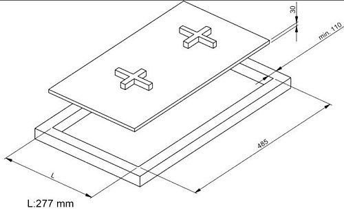 Варочная панель Korting HGG 382 CTN