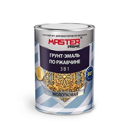 Грунт-эмаль Master Prime Молотковая 3 в 1 0.4 л (изумруд)