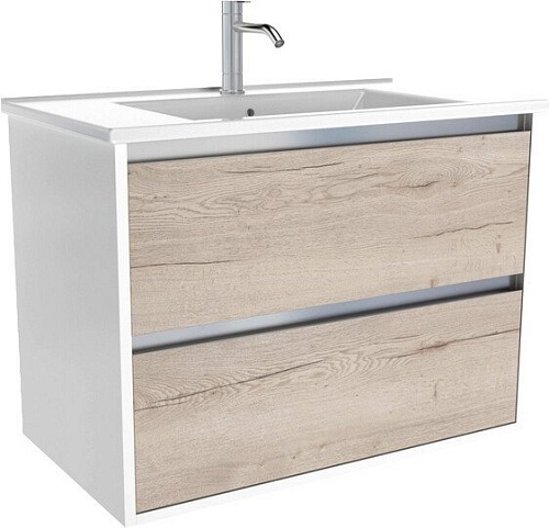 ЗОВ Тумба под умывальник Парма 90 P90LWP0MWHMC1A (белый/белый галифакс)