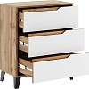Комод ЭлиГард Eyva 3S (дуб вотан/белый)