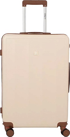 Чемодан-спиннер Grott 340-614/5-26 (бежевый)