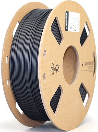 Пластик Gembird PLA 1.75 мм 1000 г (матовый черный)