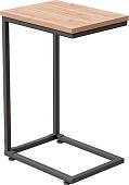 Приставной столик Millwood Art 1.1 (дуб табачный craft/черный)