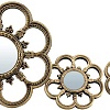 Набор зеркал Qwerty Анже 74055 (3 шт, бронзовый)