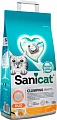 Наполнитель для туалета Sanicat Clumping White Duo 10л