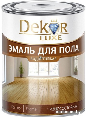 Эмаль Dekor Для пола 0.8 кг (желто-коричневый)