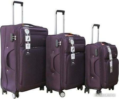 Чемодан Monza 8038# (L, фиолетовый)