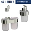 Набор аксессуаров для ванной Lauter 21TS3016 + 21TS3020 + 21TS3010 (Chrome, 3 предмета)