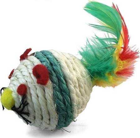 Игрушка для кошек Triol Шарик-мышь NT515 d 4,5 см 48 штук