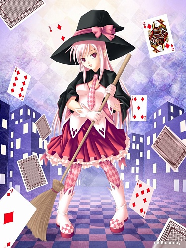 Картина по номерам Рыжий кот Карточная магия Х-3971