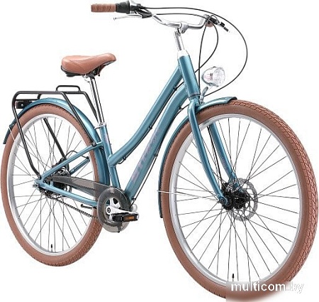 Велосипед Stark Comfort Lady 28 D 18 2025 HQ-0017937 (темно-бирюзовый/лавандовый, разобранный)