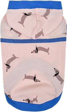 Футболка Puppia Sammy с капюшоном PAWA-TS1949-IP-L (розовый)