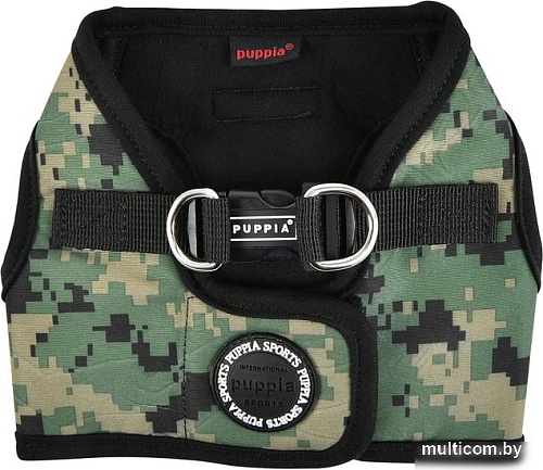 Шлейка-жилетка Puppia Sentinel PAUA-HB1827-KC-M (хаки камуфляж)