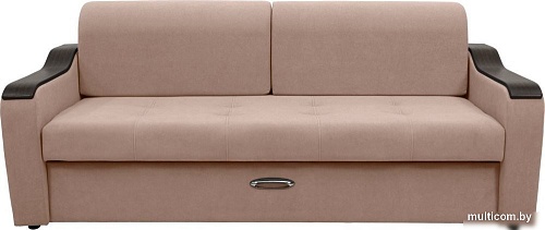 Диван Сириус Лидер-3 НПБ (Eva 02 велю светло-бежевый)