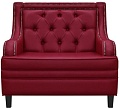 Интерьерное кресло Brioli Чикаго (экокожа, L16 вишневый)