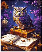 Картина по номерам Lori Мудрая сова Рх-152