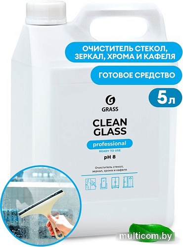 Средство для кафеля Grass Clean glass Professional 5 кг
