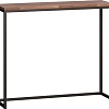 Консольный стол LoftyHome Саутфилд консольный (дуб коричневый/черный)