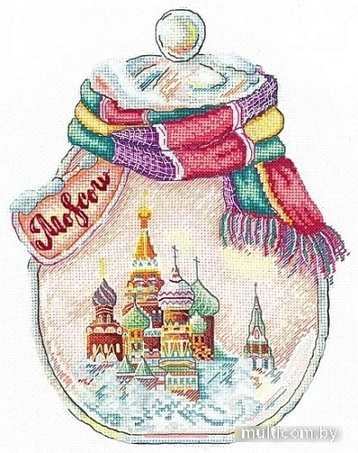 Набор для вышивания Сделай своими руками Города в банках. Москва Г-07С