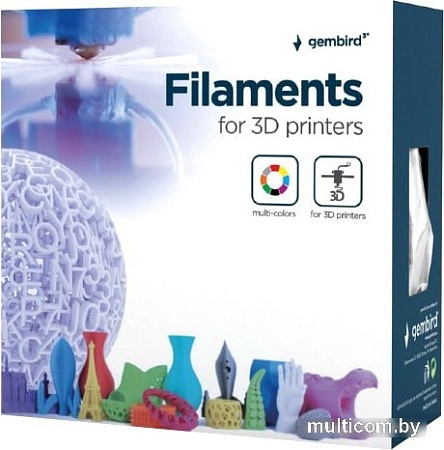 Пластик Gembird PLA 1.75 мм 1000 г (черный)