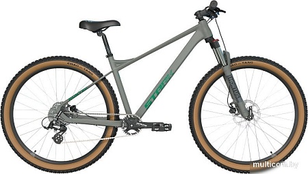 Велосипед Stark Hunter 29.2 HD р.16 2025 HQ-0017826 (серый матовый/зеленый)