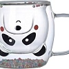 Кружка Mandarin Decor Бамбино Панда с конфетти DC8125PK
