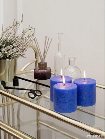Набор свечей Мелт 75 мм (3 шт, синий)