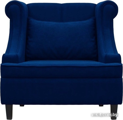 Интерьерное кресло Brioli Людвиг (велюр, B69 синий/темные ножки)